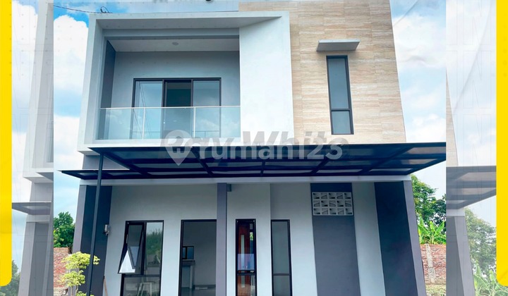 Rumah 2 Lantai Bangunan Modern Mewah dan Siap Huni di Gentan Rumah 2 Lantai Bangunan Modern Mewah dan Siap Huni di Gentan