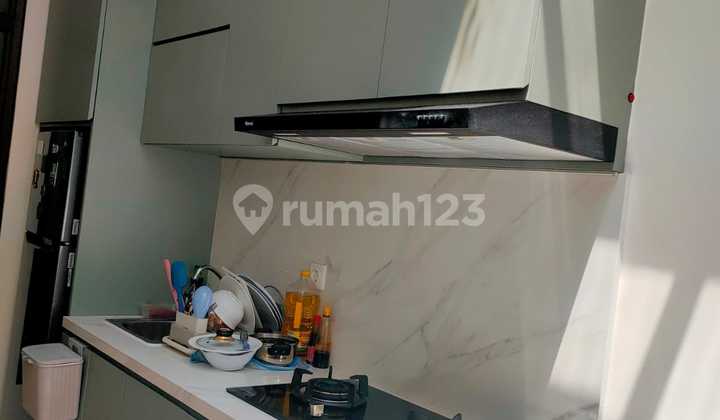 A nice one-story minimalist modern house, fully furnished and ready to live in, located in Podomoro Park, Padmagriya Cluster, Bandung. 2