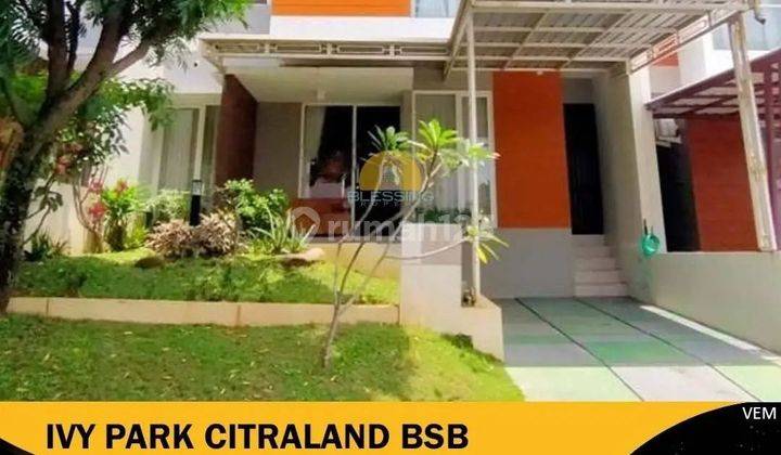 Disewakan Rumah Ivy Park Citraland Bsb, Semarang Barat. Full  Furnished Lengkap. Rumah Bagus 2 Lantai. Pemandangan Pegunungan,  Udara Sejuk. 1