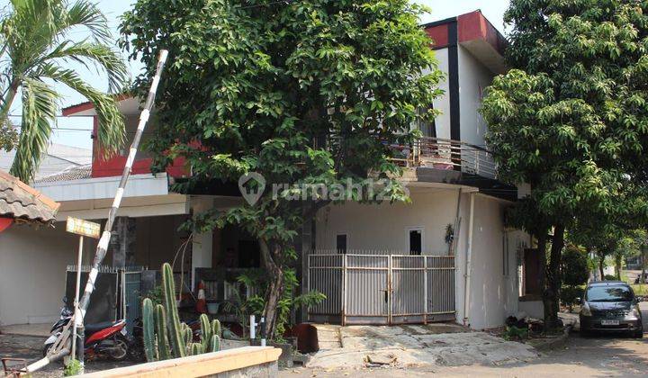 Rumah Dua lantai 5 kamar tidur ada balkon luas di Perumahan Taman Kenari Jagorawi SHMhadap timur 2