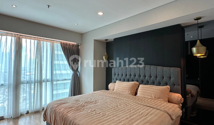 Dijual Apartemen 2+1 Kamar Tidur Furnished Bagus Siap Huni di Setiabudi Sky Garden 2