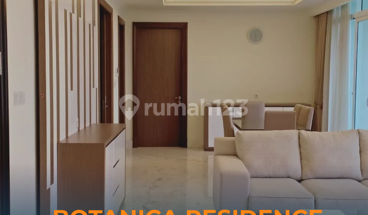 Dijual Apartemen Botanica 2 Kamar Tidur Furnished Bagus