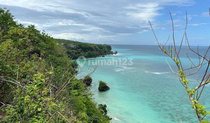 Disewakan Tanah Los Tebing Pantai Uluwatu Luas 1.157 M2 1