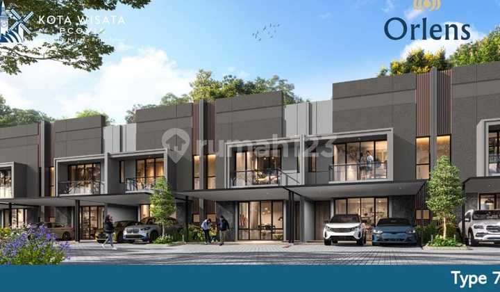 Rumah 2 Lantai Baru Dan Indent Type 7 Cluster Orlens Di Kota Wisata Ecovia Cibubur Dekat Akses Tol
