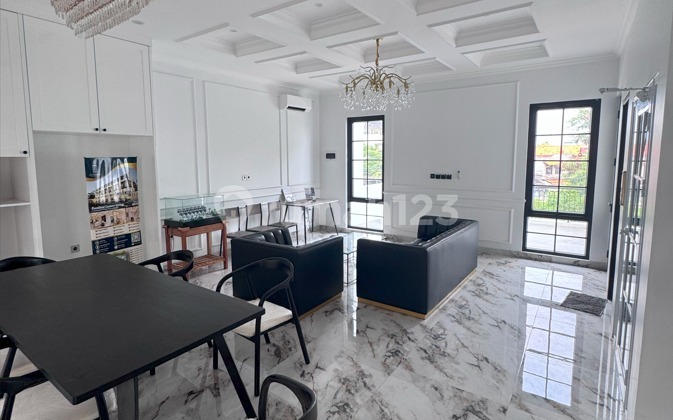 New and affordable 4-story house, 7 meters wide, ready to occupy in Pejaten, South Jakarta. 2