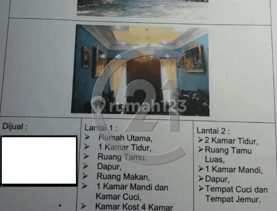 Rumah 2 Lantai Siap Huni Di Harapan Baru Bekasi 2