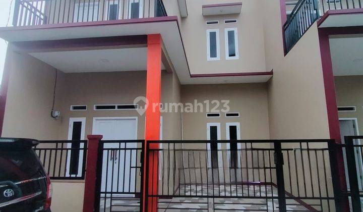 Turun Harga Lagi  Dijual Rumah Baru Cantik 2 Lantai di Pondok Ungu Permai, Kaliabang Tengah, Bekasi 1