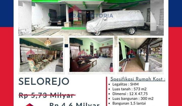 Turun Harga Rumah Kost Murah 14 Kamar Tidur Di Area Lowokwaru 1