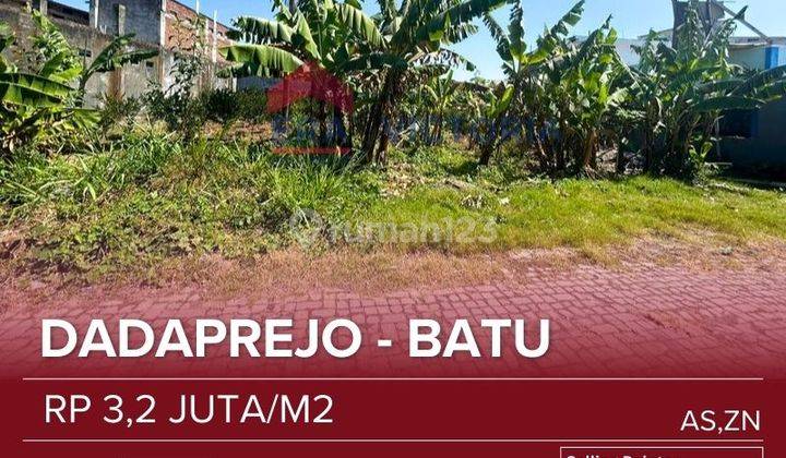 DIJUAL Tanah Dekat Jalan Besar Malang-Batu Dekat UIN 3 Cocok Bisnis Cafe 1