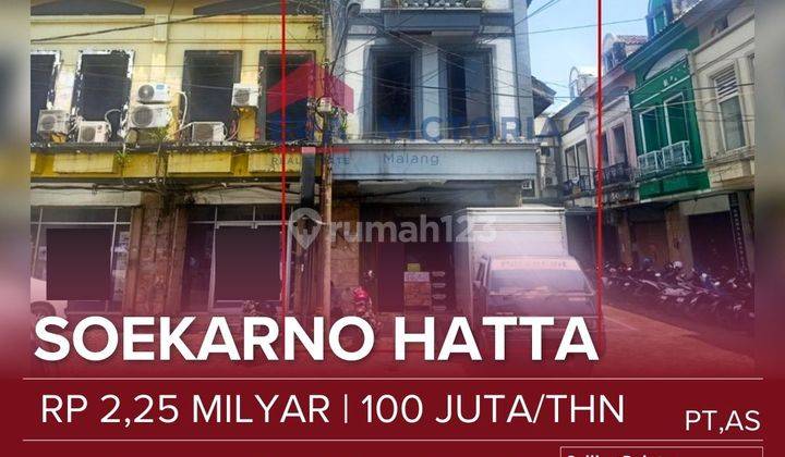 Disewakan Ruko Suhat Murah 3 Lantai Kawasan Bisnis dan Kuliner Kota Malang Dekat Kampus UB 1
