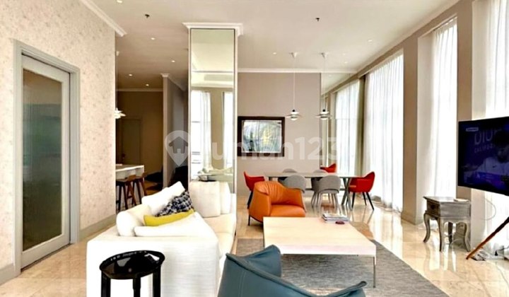 For Sale Apartemen Somerset Berlian 2+1 Bedroom, Furnished, Permata Hijau, Jakarta Selatan