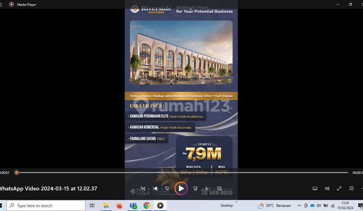 Dijual Rukan 3 Lt Soho Riverside Boulevard Pik 2, Jakarta Utara 2