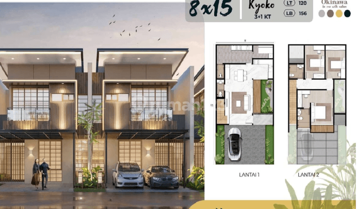 Dijual Rumah Cluster Okinawa Pasir Putih Residence, Jakarta Utara 1