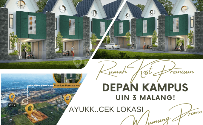 dijual rumah kost di dau malang 1