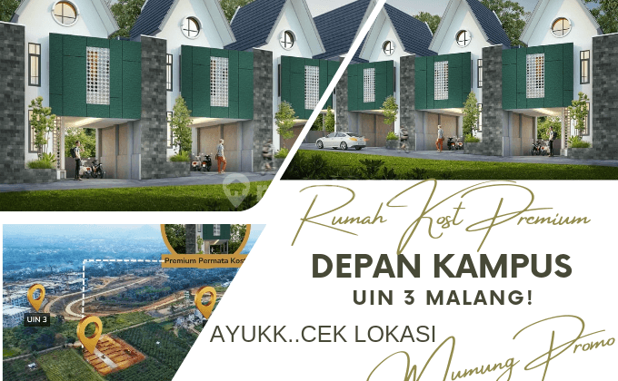 Jual Rumah 2 Lantai Di Dau Sumbersekar Dekat Kampus Uin 3 1