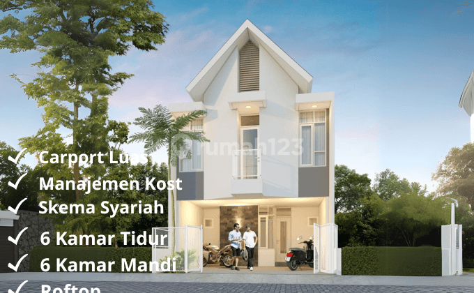 Jual Rumah Kost Depan Uin 3 Dau 1