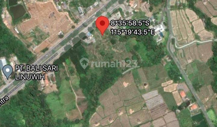 TOP URGENT DI JUAL TANAH PINGGIR JALAN UTAMA LOKASI BY PASS IDA BAGUS MANTRA KERAMAS GIANYAR
 2