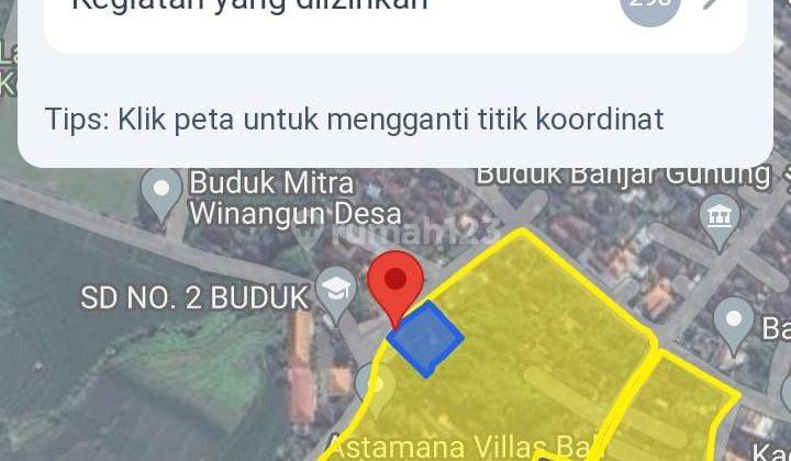 TOP URGENT FOR SALE BONUS LAND BUILDING SIDE ROAD LOCATION VETERAN TIYING TUTUL CANGGU KUTA UTARA BADUNG 1