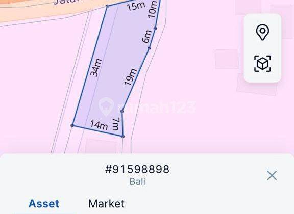 TOP URGENT DI JUAL TANAH PINGGIR JALAN LOKASI BY PASS PANTAI PANDAWA KUTA SELATAN BADUNG 1