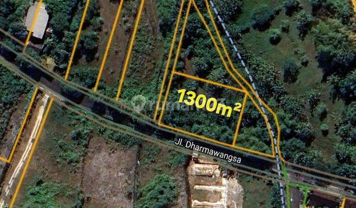 TOP URGENT ROADSIDE LAND FOR SALE DHARMAWANGSA UNGASAN LOCATION SOUTH KUTA BADUNG
 1