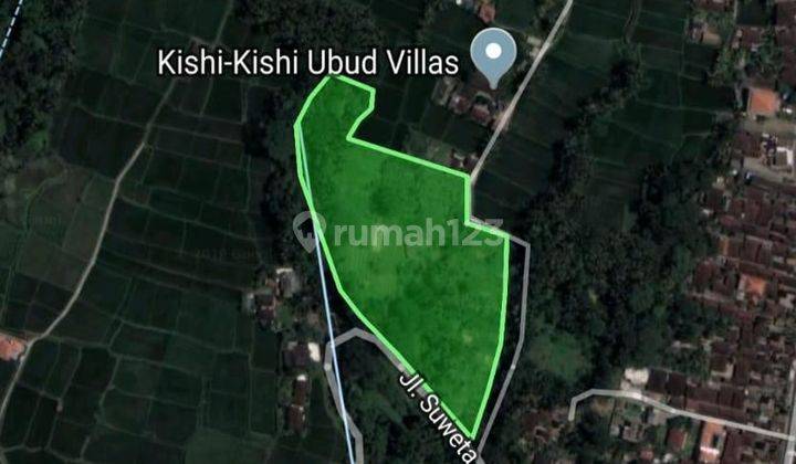 TOP URGENT FOR SALE LAND VIEW SAH & RIVER LOCATION SUWETA UBUD GIANYAR 1