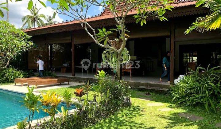 TOP URGENT DI JUAL VILLA JOGLO LOKASI SILUNGAN LODTUNDUH UBUD GIANYAR 1