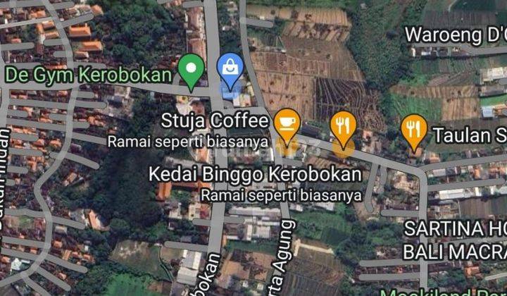 TOP URGENT LAND FOR SALE KUWUM KEROBOKAN KELOD NORTH KUTA BADUNG LOCATION 1