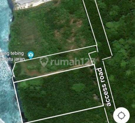 TOP URGENT DI JUAL TANAH LOSS TEBING VIEW LAUT LOKASI SULUBAN PECATU KUTA SELATAN BADUNG
 2