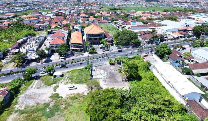 TOP URGENT DI JUAL TANAH PINGGIR JALAN UTAMA LOKASI BY PASS NGURAH RAI PEMOGAN DENPASAR SELATAN 2