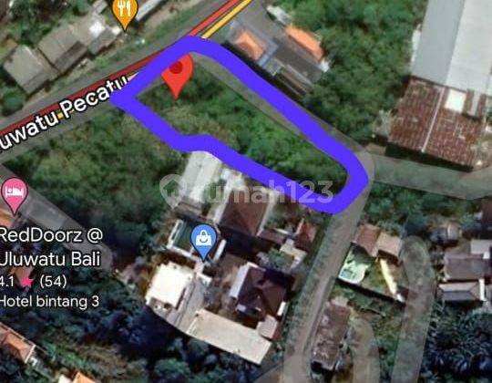 URGENT TOP FOR SALE LAND BESIDE THE MAIN ROAD LOCATION ULUWATU PECATU KUTA SELATAN BADUNG 1