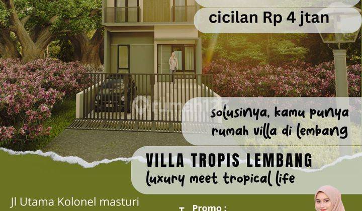 Rumah Murah 600 Jutaan Villa Tropis Kolonel Masturi Bandung Rq  2