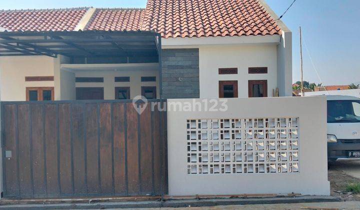 Dijual rumah baru murah minimalis tipe cluster 3 kamar tdr DS 1