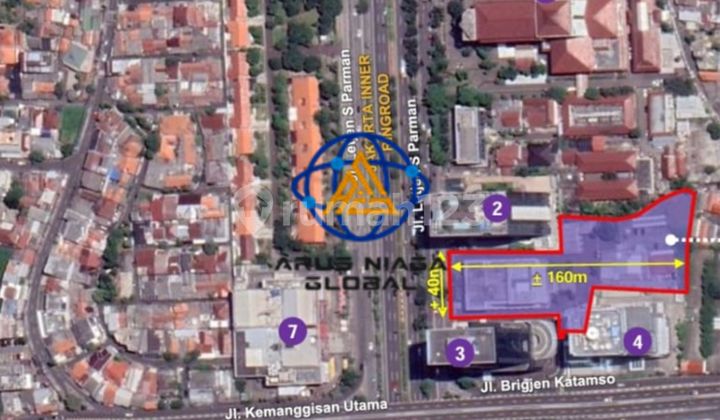 For Sale Palmerah West Jakarta Office Building SHM Certificate