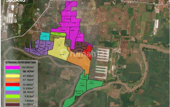 Tanah  Zona Industri 34 ha Di Desa Padasih Cibogo Subang Jawa Barat 
 2