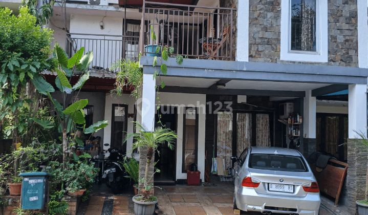 tampak depan rumah 2 lantai di andara