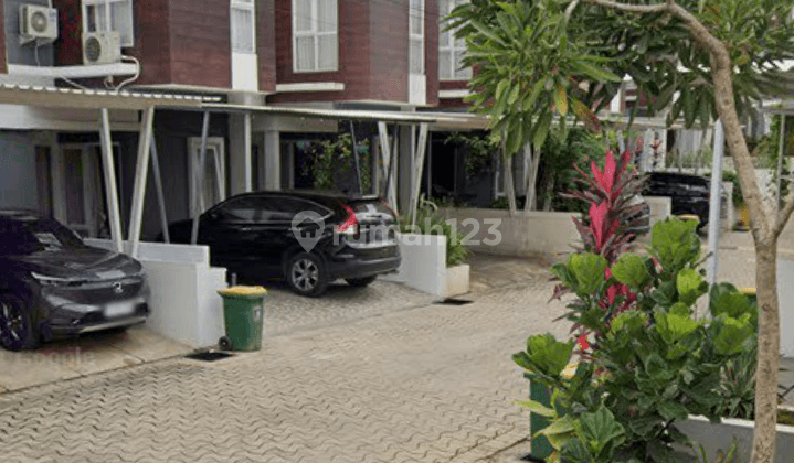 tampak depan rumah 2 lantai di andara