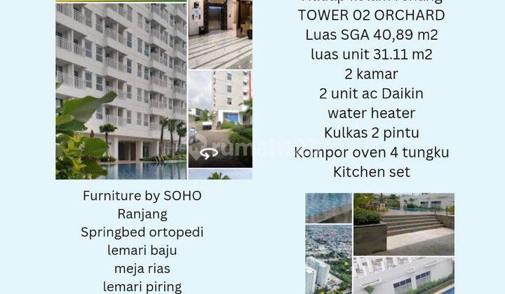 Di jual apartemen citra 7 kalideres.  Harga nego . Full furnished  1