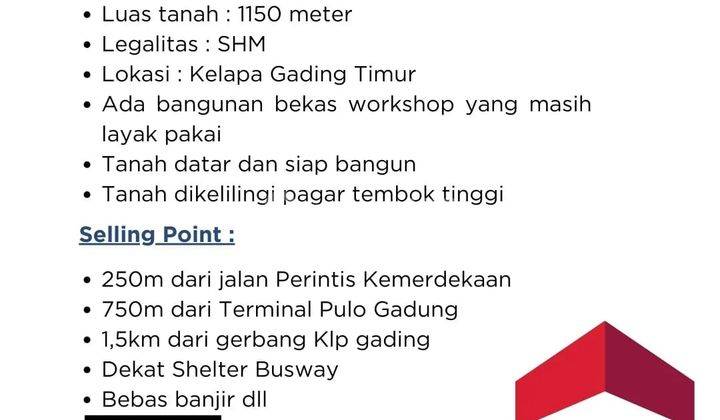 Dijual Hitung Tanah Bekas Gudang Lokasi Sangat Strategis  2