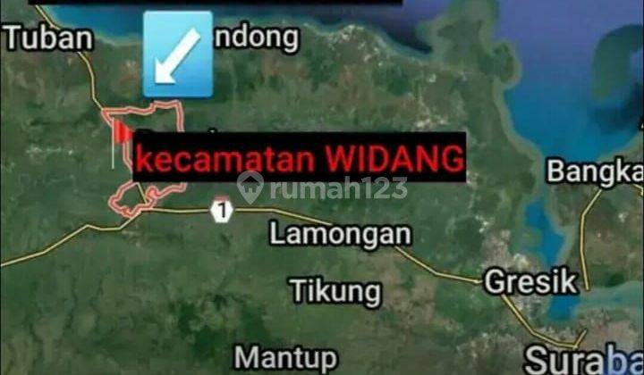 Tanah di widang tuban dkt lamongan 4 hectare untuk invest 1