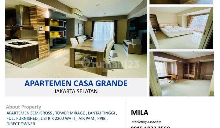 Apartemen Bagus dan Murah sudah Full Furnished Harga Sangat Murah  1