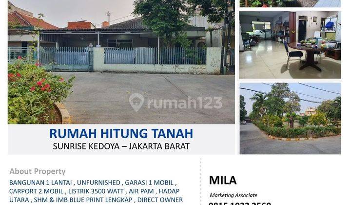 Rumah Hitung Tanah Lokasi strategis 1