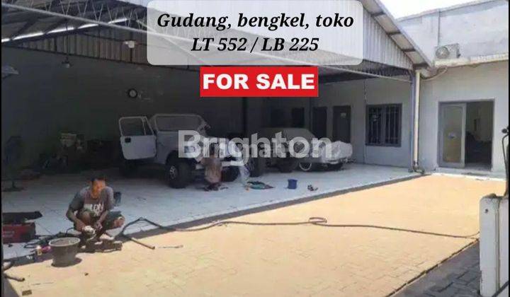 GUDANG, KANTOR, BENGKEL, KANTOR, TOKO DI KUTISARI 1