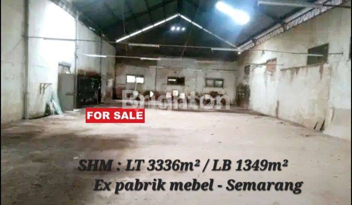 Ex Pabrik Mebel, Gudang Di Bergas Karangjati Semarang 1