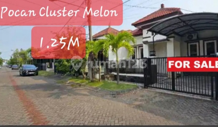 Rumah Di Pondok Candra Cluster Melon Dekat Juanda