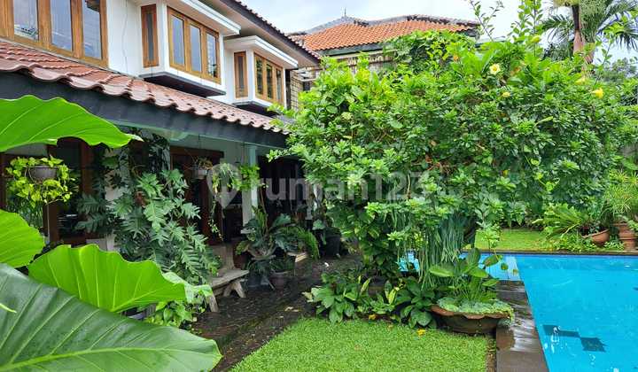Rumah Mewah 2lt Swimming Pool SHM Lebak Bulus Jak Sel Cl 077 