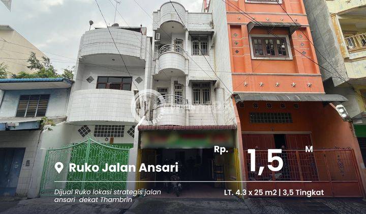 Dijual Ruko Cantik Dan Terawat Jalan Ansari Daerah Medan Kota   1