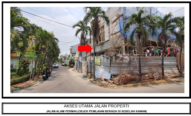 Rumah Murah Hit Tanah di Jl Alam Permai 10, Pondok Pinang 2