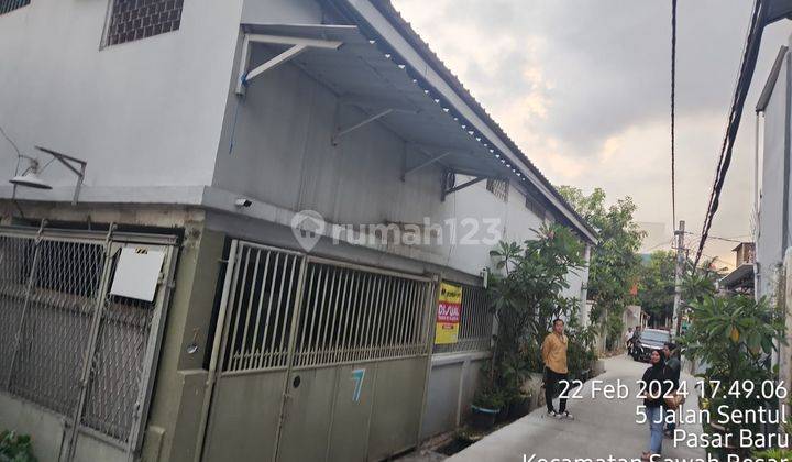 Rumah Murah 2lt di Jl Sentul,pasar Baru,sawah Besar,jakpus 1