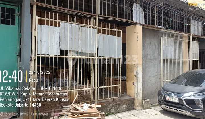 4 Ruko Gandeng Murah 2Lt di Jl Vikamas Selatan,Kapuk