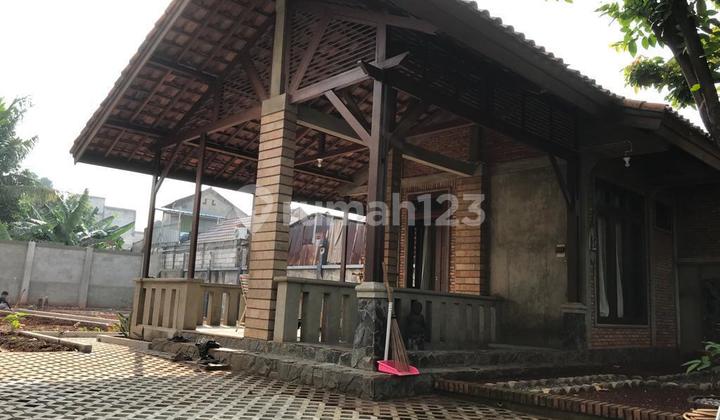 Jual Bangunan 50% Jurangmangu Samping Jalan Pondok Aren Tangsel